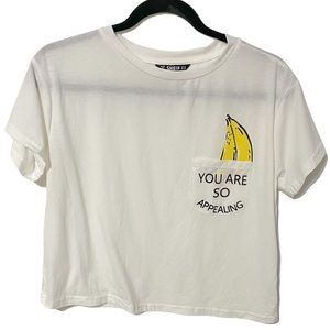 Shein, You're so appealing, graphic crop top.